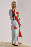 AMOREE LONG SLEEVE MAXI DRESS AMOREE RED