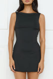 Signature Girl Mini Dress Black