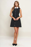 LOVELY MOMENT BLACK MINI DRESS