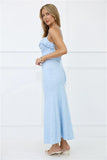 The Icon Issue Maxi Dress Blue