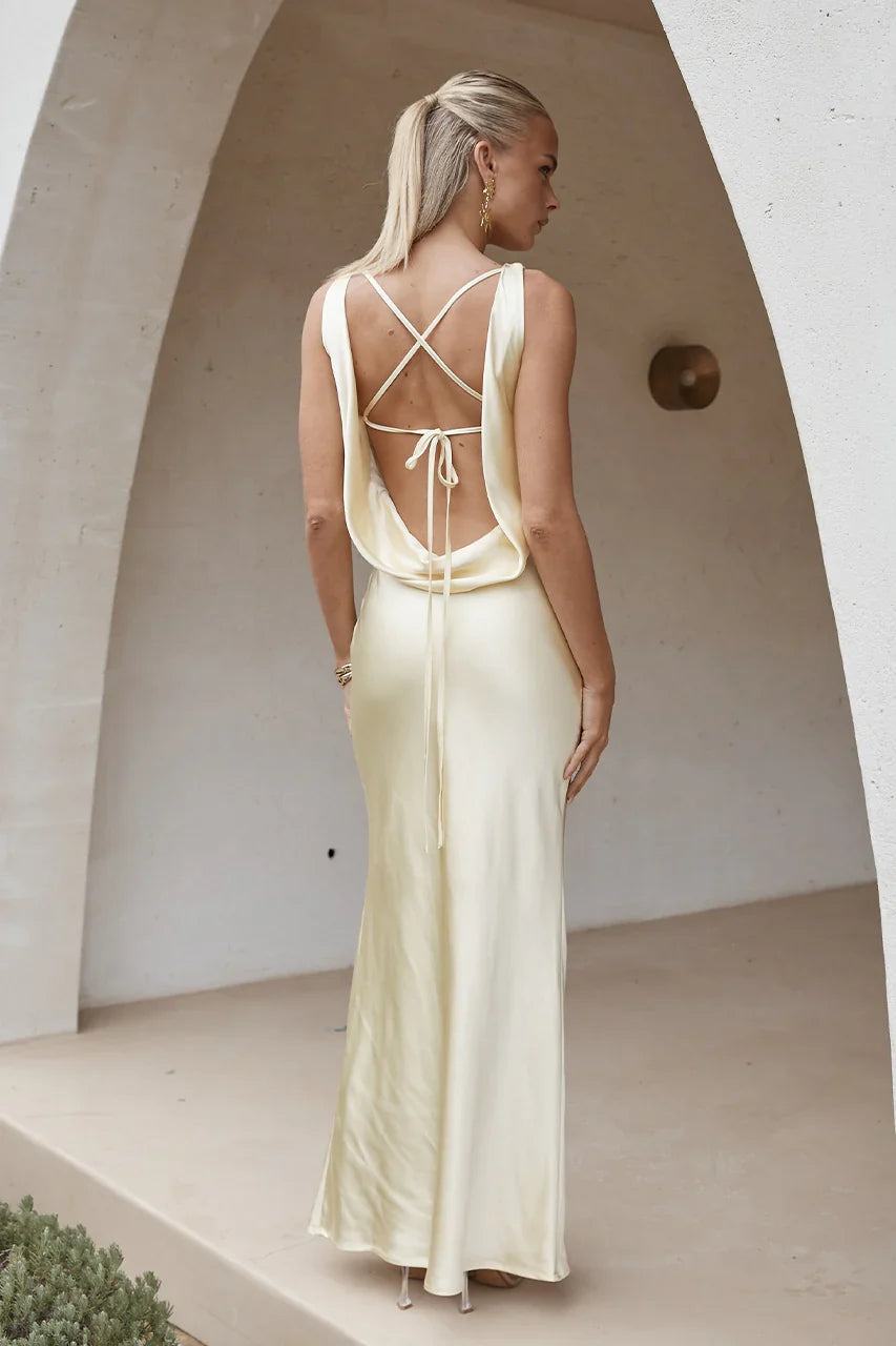 ADAIR MAXI DRESS LEMON