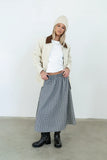 Braxton Plaid Midi Skirt