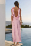 ZURINA LOW BACK MAXI DRESS MUSK