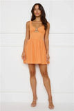 Sea Star Mini Dress Orange
