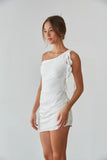 Sonia Draped One Shoulder Mini Dress