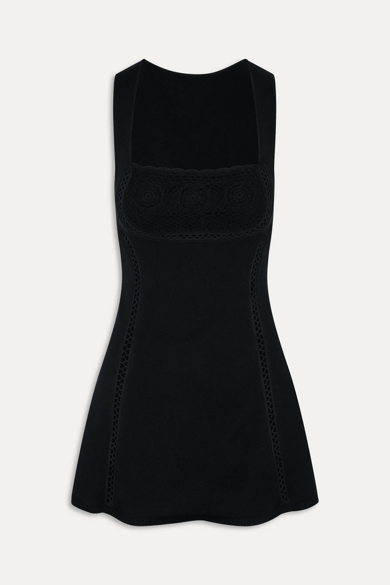 Ellie Knit Mini Dress Black