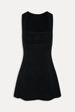 Ellie Knit Mini Dress Black