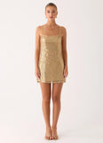 Kaitlin Mini Dress Gold