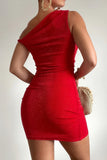 CHYNA MINI DRESS RED