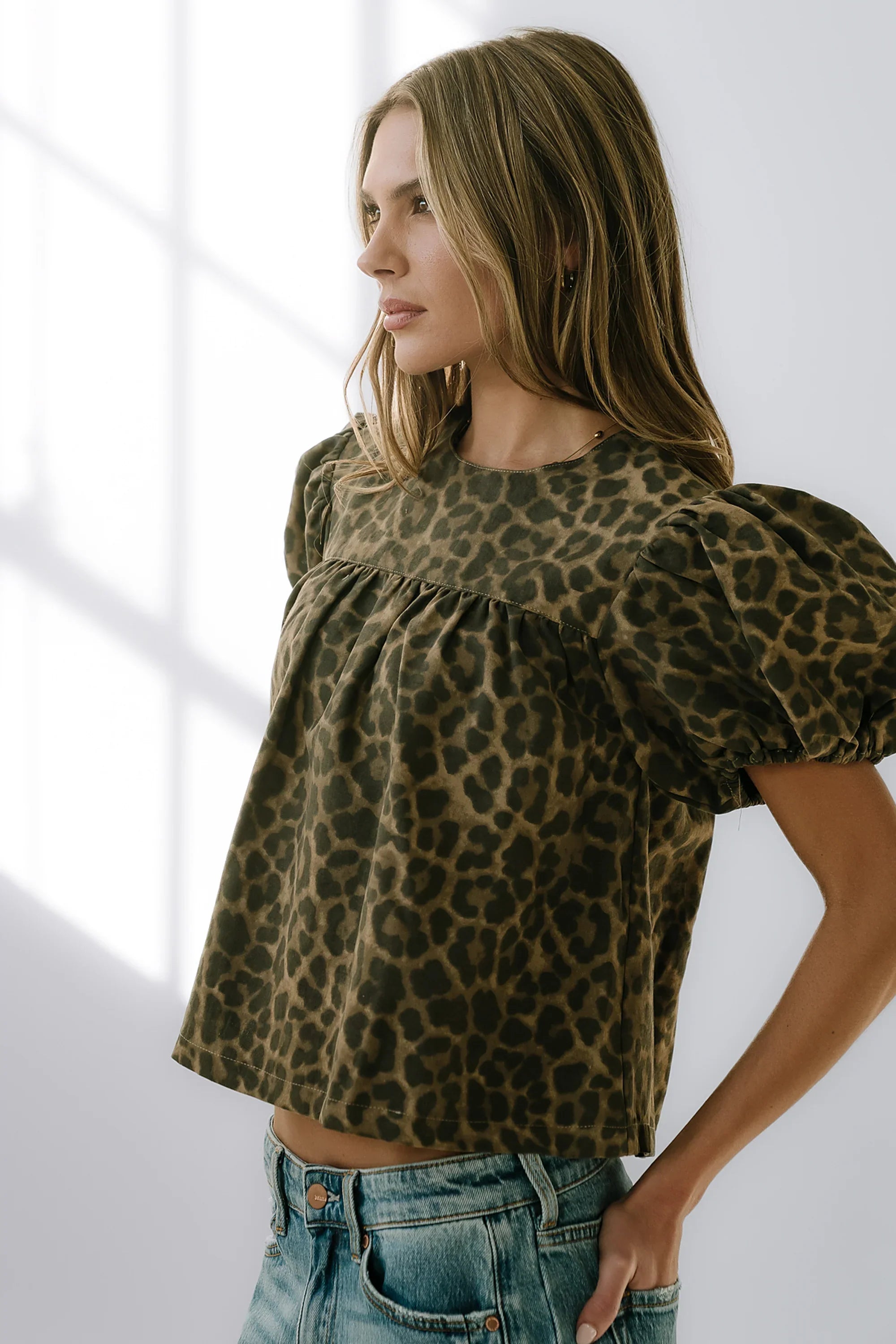 Trixie Leopard Blouse