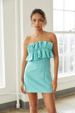 Cassandra Ruffle Bodycon Mini Dress