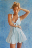 Bloom Button Up Mini Dress Angels Breath