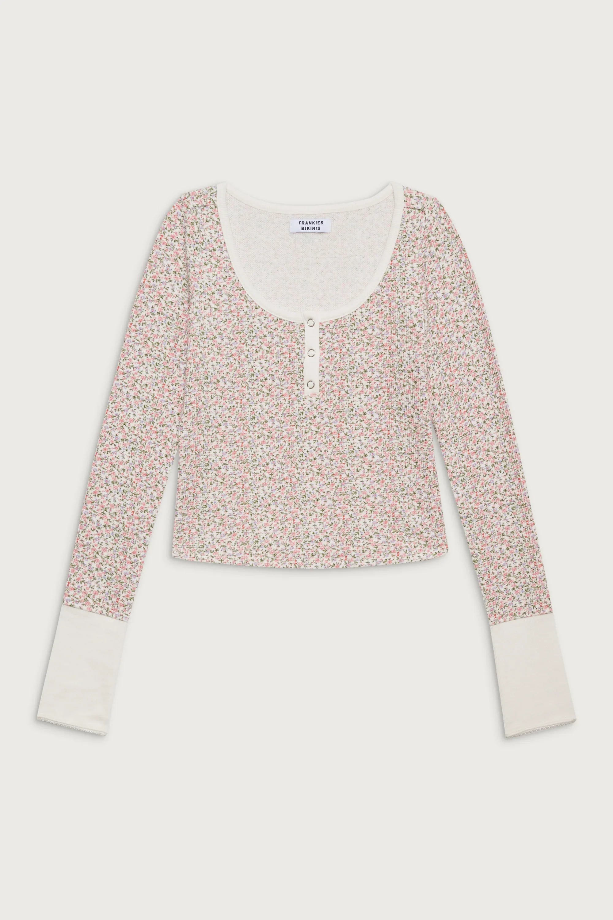 Cabin Long Sleeve Waffle Shirt Baby Blanket