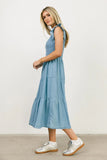 Beth Smocked Midi Dress