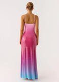Ariaz Sequin Maxi Dress Ombre Reef