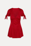 Ella Satin Mini Dress Heartstrings