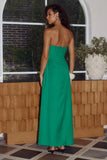 MARTHA STRAPLESS MAXI DRESS GREEN