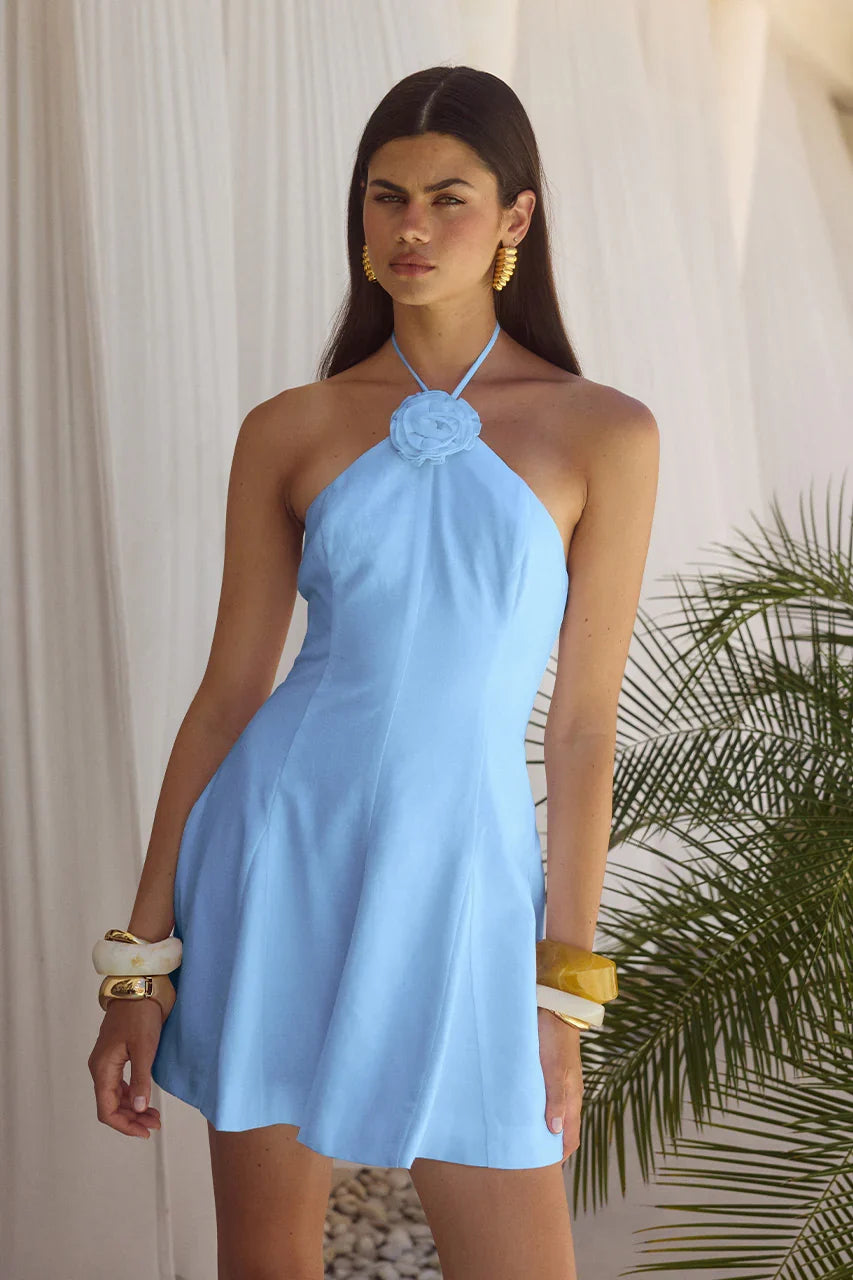 SHELBIE MINI DRESS SKY BLUE