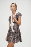 Manhattan Button Up Mini Dress Cheetah