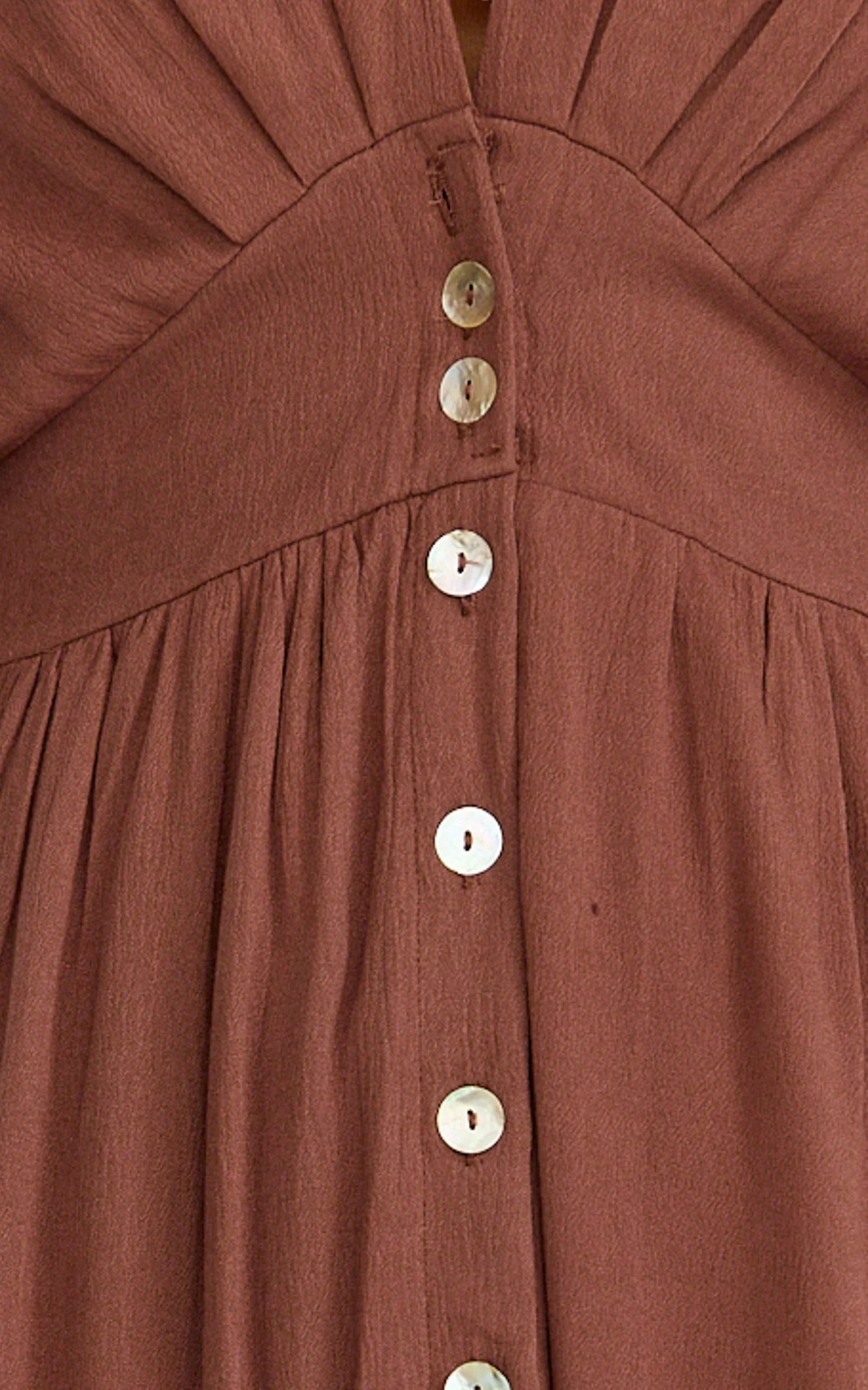 Sitting Pretty Maxi Dress Short Sleeve Button Down Dress in Chocolate