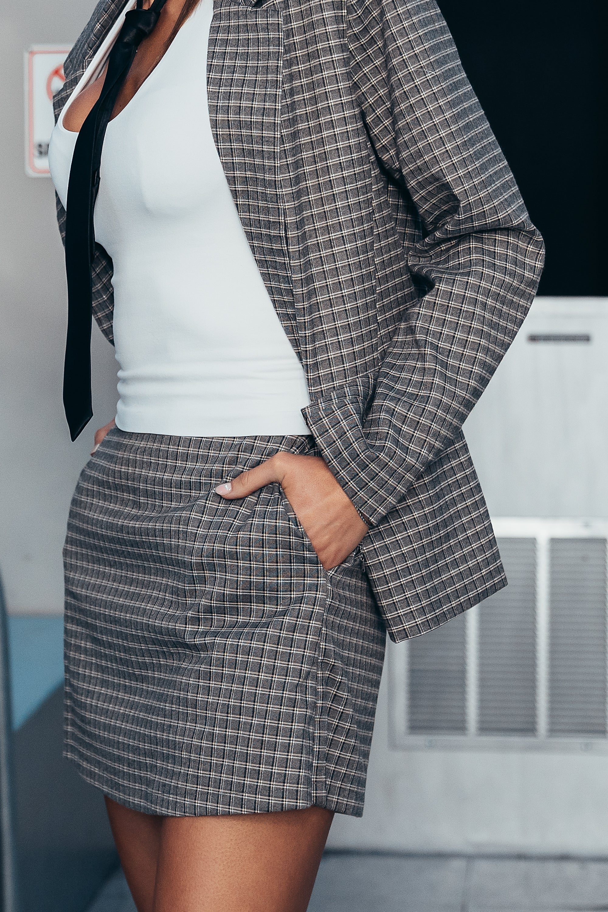 Benji Plaid Skort