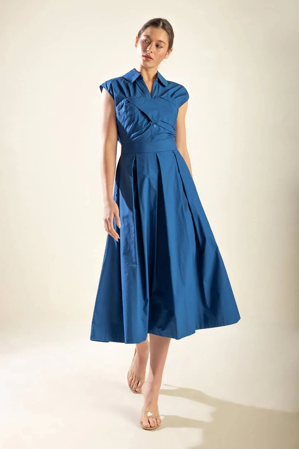 DREAMY IMPRESSION MIDI DRESS