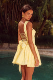 JOELLE MINI DRESS LEMON