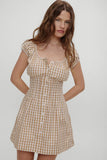 x BELLA HADID Mustang Mini Dress Rodeo Gingham