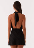 Camera Shy Mini Dress Black
