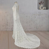 Mermaid Whisper Lace Embroidery Bridal Gown Wedding Dress