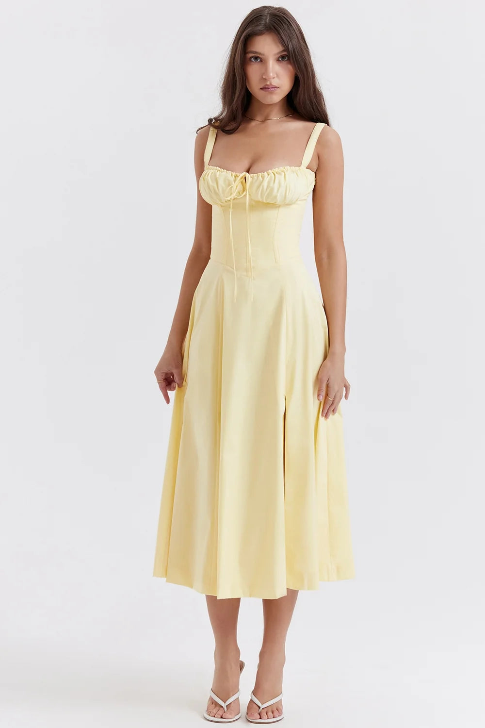 buttercup bustier sundress