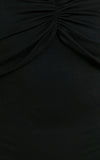 Rani Mini Dress Off Shoulder Long Sleeve Bodycon Dress in Black