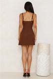 Limited Edition Mini Dress Brown