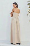 WINSLET MIDI DRESS SAND