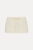 Arlo Crochet Mini Skirt Bunny