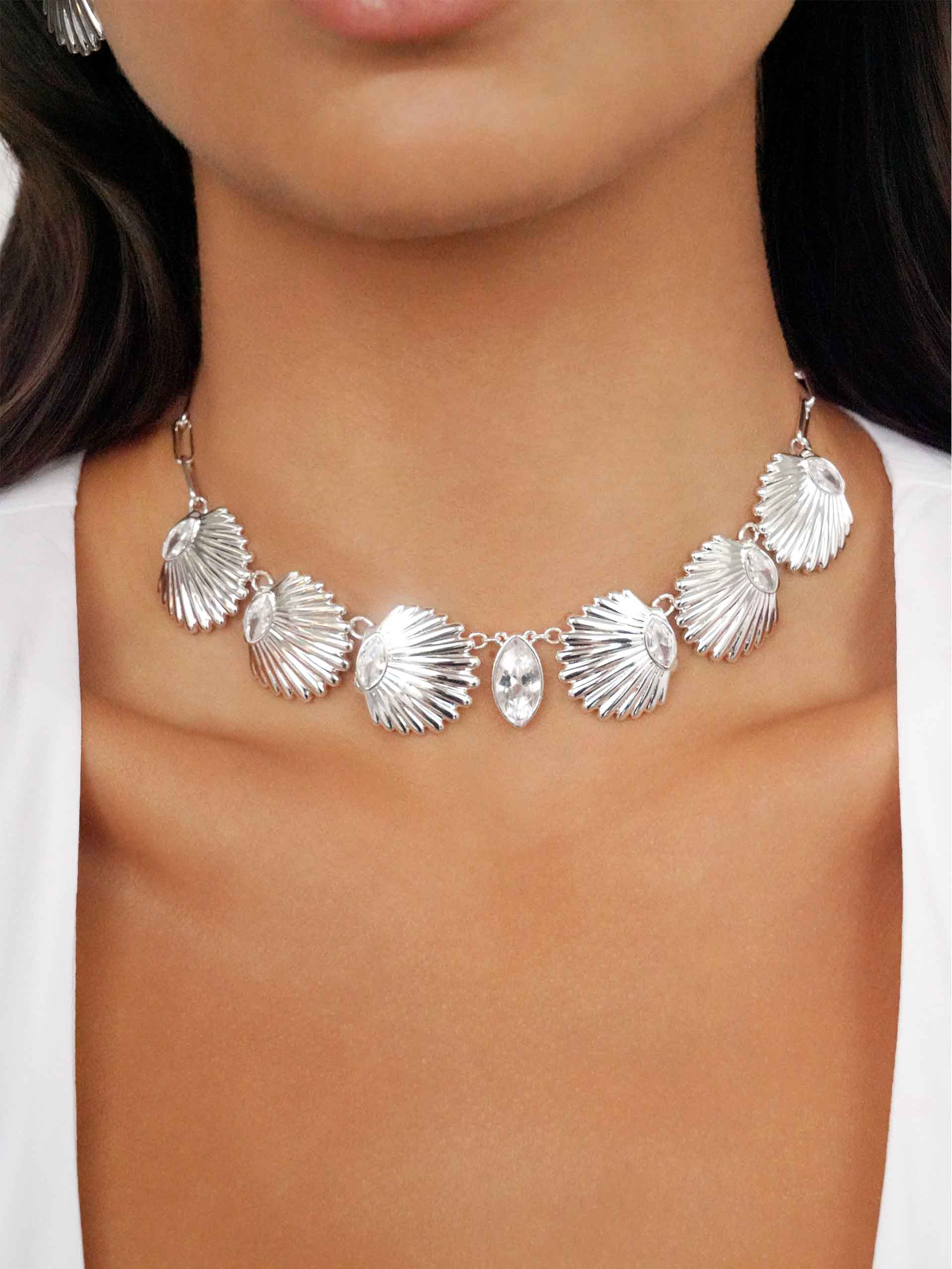 Santorini Shell Choker Necklace