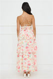 Bright Beauty Maxi Dress Print
