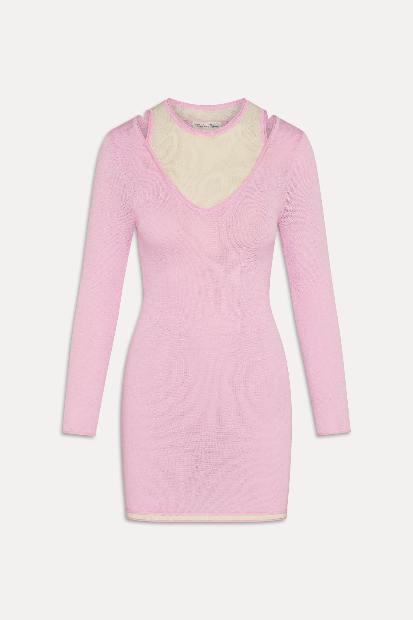 Logan Knit Mini Dress Pink Cloud