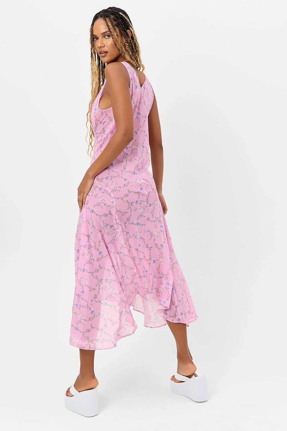 Molly Floral Chiffon Dress Fairytale