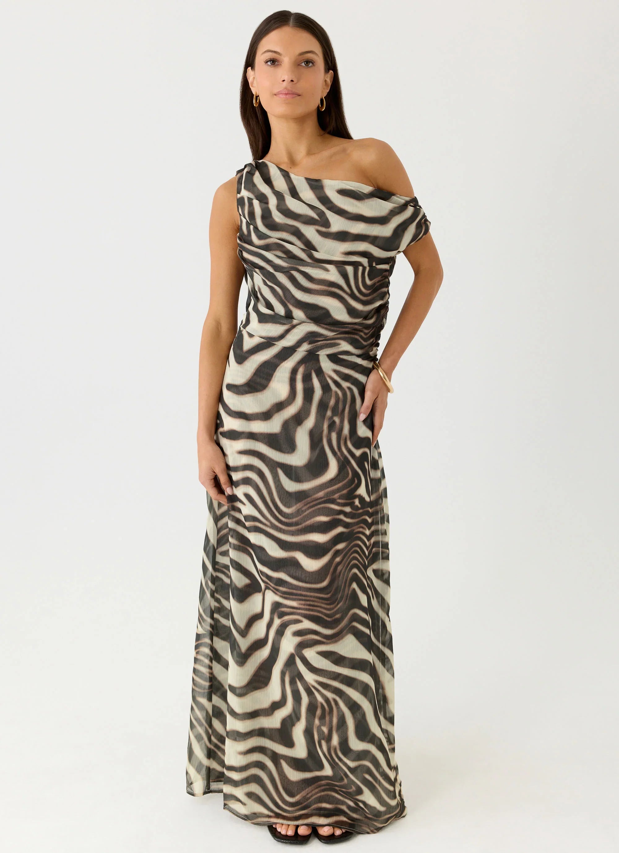 Mernas Maxi Dress Zebra