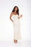 Shes Always Right Lace Maxi Dress Yellow
