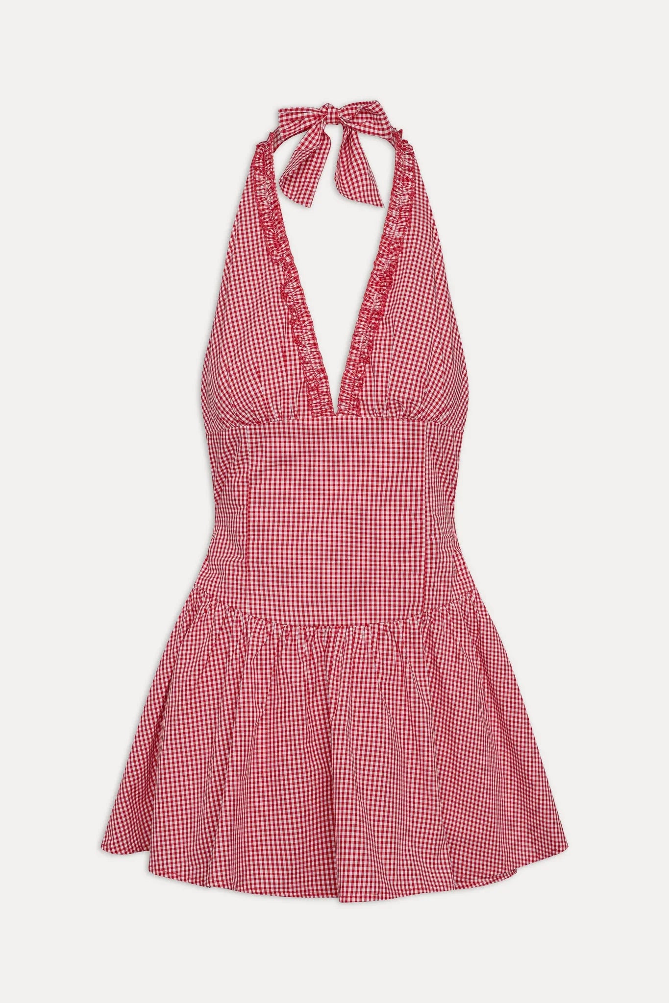 Scout Halter Cotton Mini Dress Picnic Basket