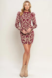 BASK IN LOVE SWEATER MINI DRESS