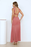 Serene Sway Strapless Maxi Dress Rose