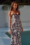 MONET CROSS BACK MAXI DRESS GIANA WHITE