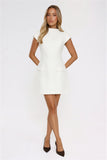 Good Outfit Day Tweed Mini Dress White