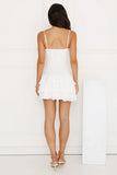 Softly Spun Mini Dress White