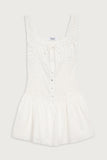 Christa Eyelet Mini Dress Angels Wing