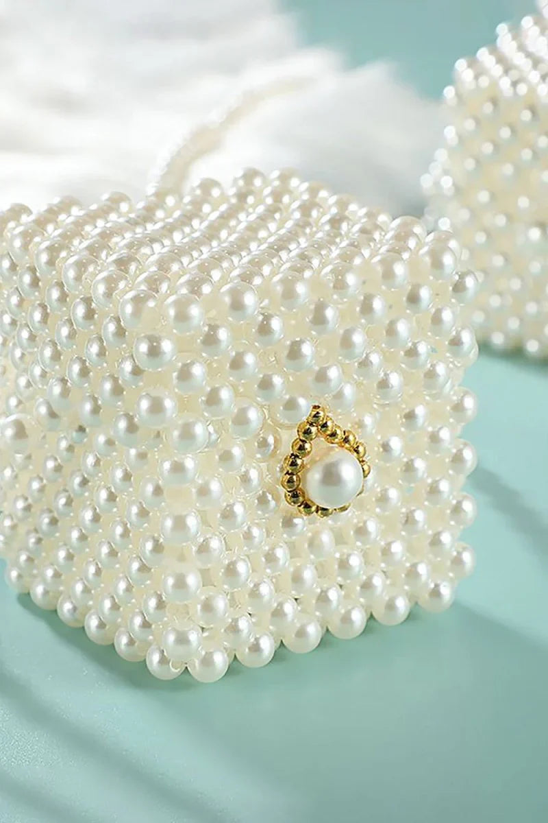 Pearl Square Party Chain Handbag