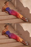 MALIBU MIDI DRESS SUNSET